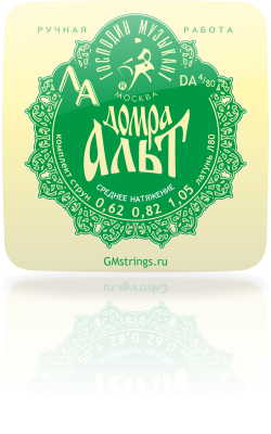 Струны Домра альт Господин музыкант DA 4/80