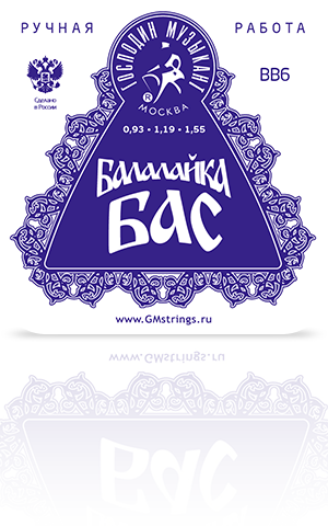 Струны Балалайка бас Господин музыкант BB6